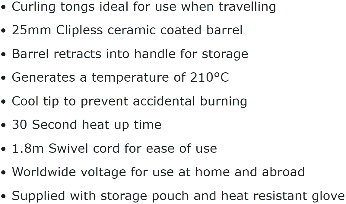 מסלסל שיער רמינגטון REMINGTON ANYWHERE CURLS CI2725 TEXT